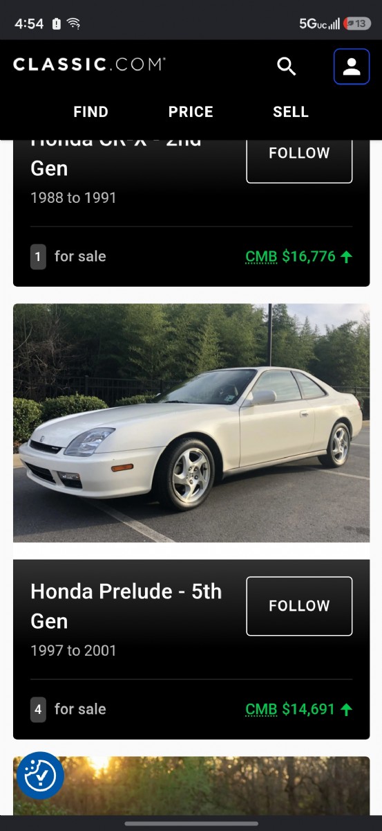 2001 Honda  Prelude