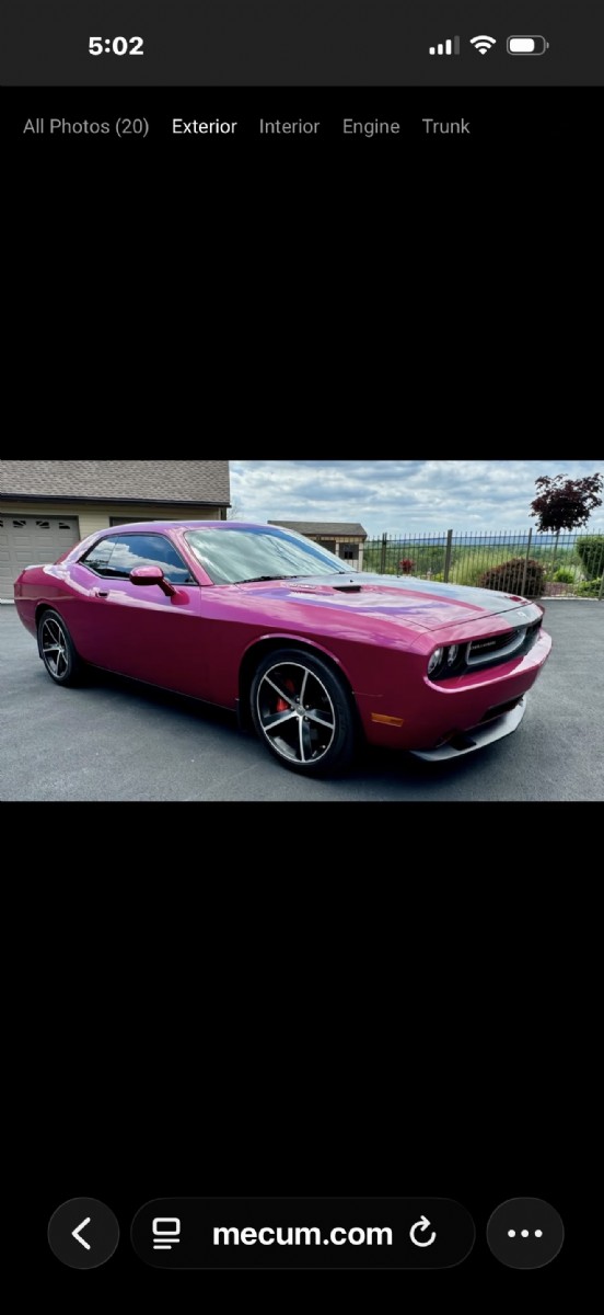 2010 Dodge Challenger, SRT eight