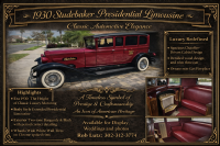 1930 Studebaker  Presidential Limousine